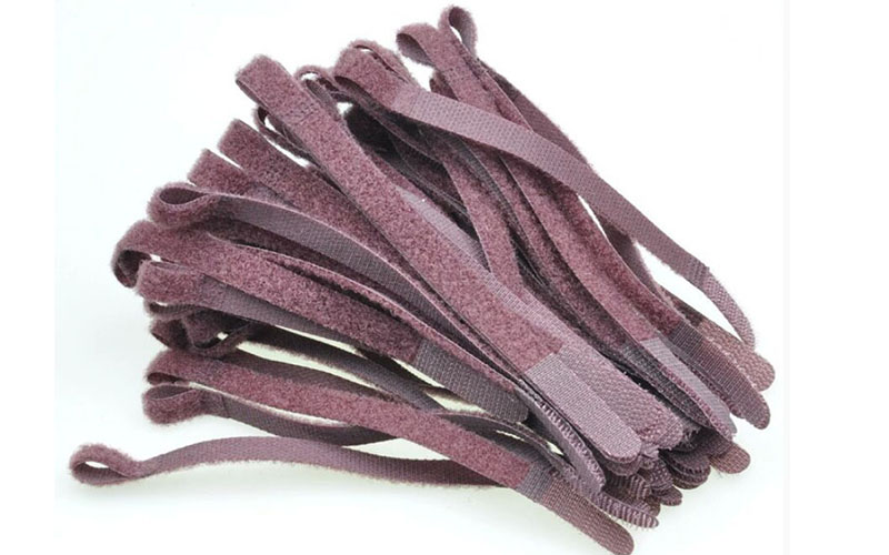 Cable hook and loop velcro strip pack