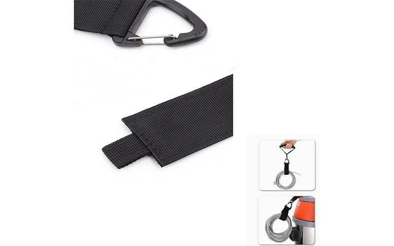Hook and Loop Storage Strap with Triangle Buckle
