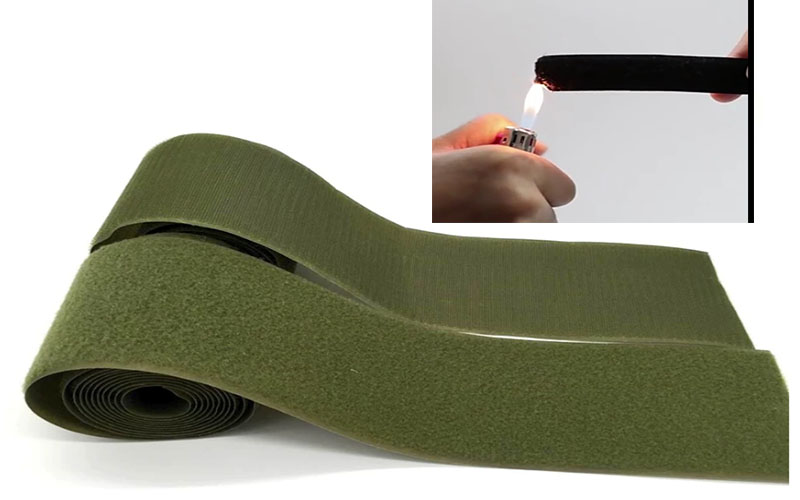 Sew On Fire Retardant Hook and Loop Tape