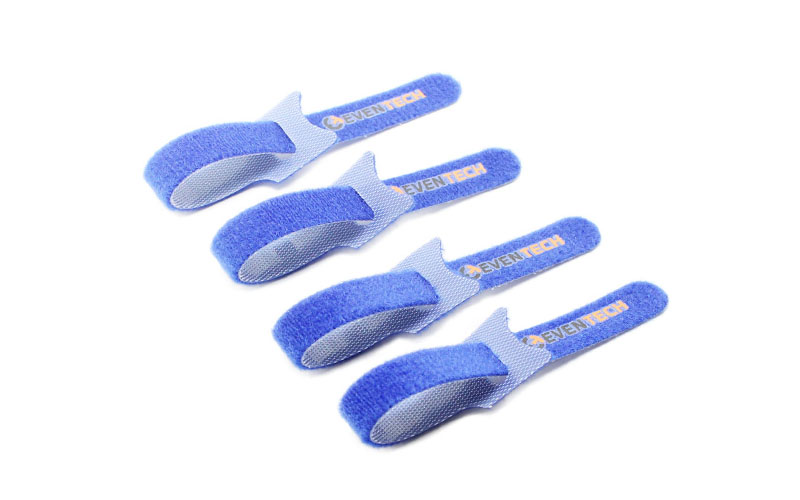 Double velcro strap with large adhesive pad