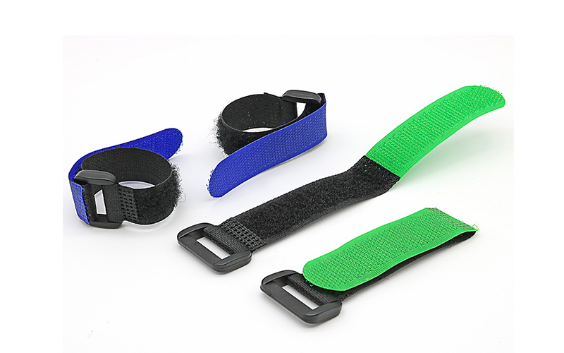 hook and loop velcro strap twist lock