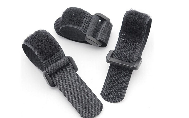 hook and loop velcro strap twist lock