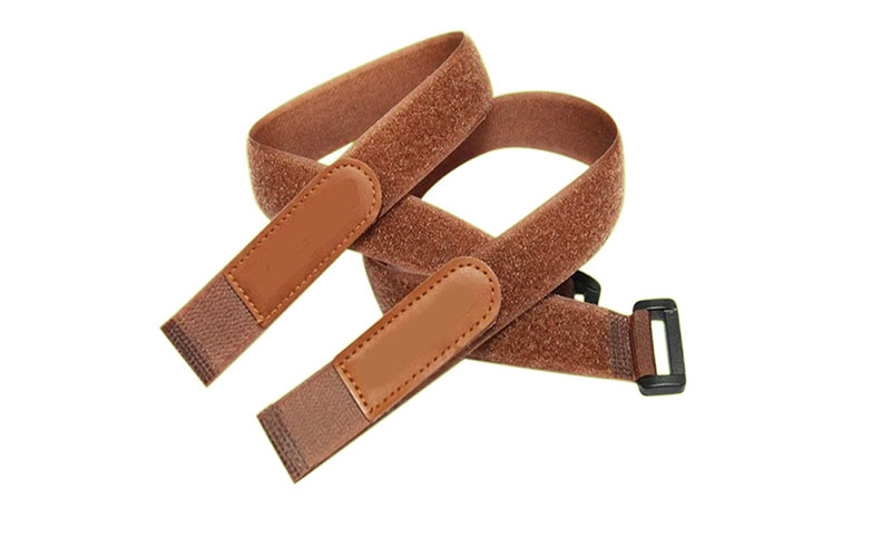 hook and loop cinch strap for securing assistive devices