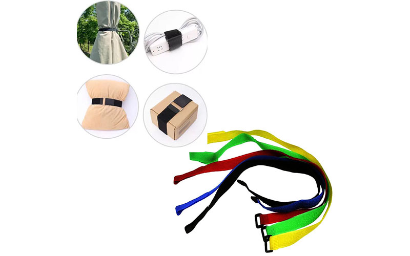 hook and loop cinch strap for securing assistive devices