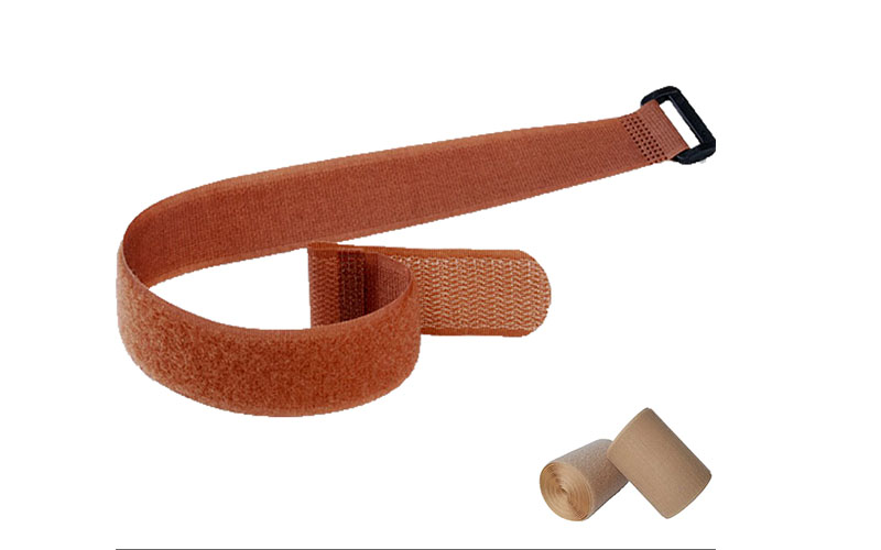 hook and loop cinch strap for securing assistive devices
