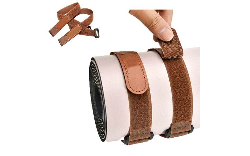hook and loop cinch strap for securing assistive devices