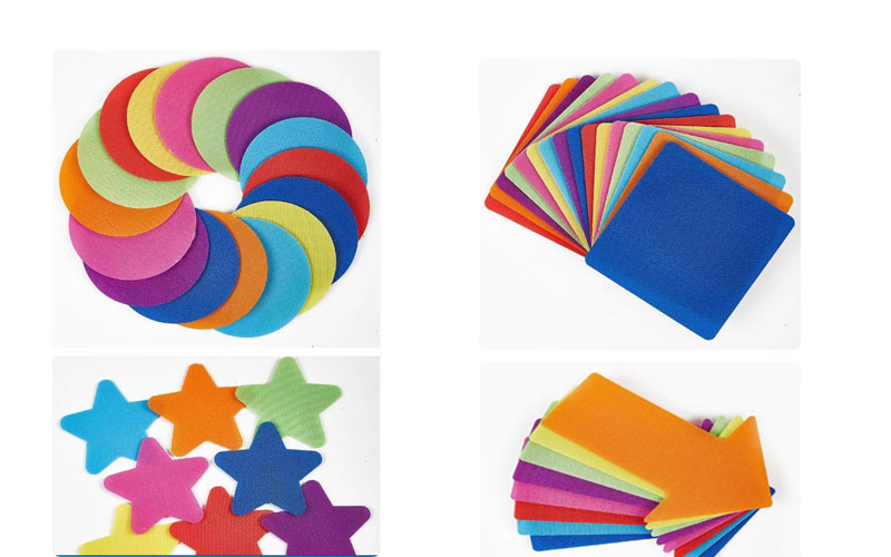 hook and loop velcro carpet spots for classrooms