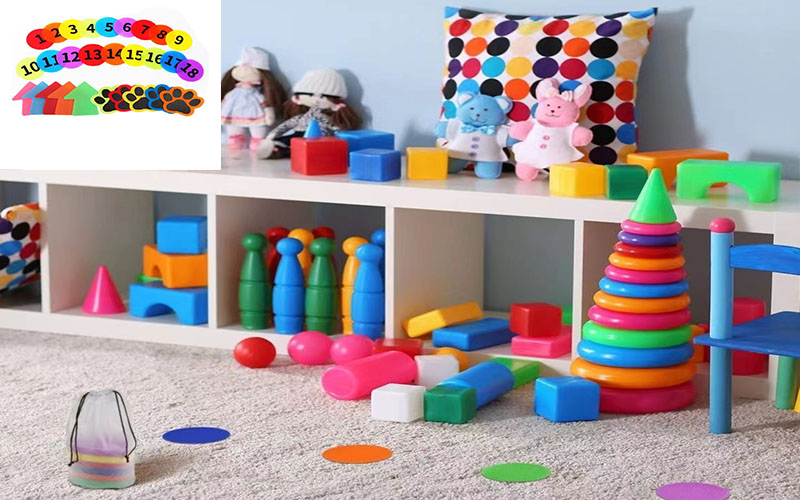 hook and loop velcro carpet spots for classrooms