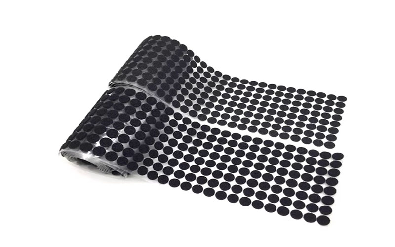 round dot hoop and loop magic velrco tape 20mm