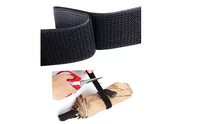 nylon qulaity hook and loop on same face tape