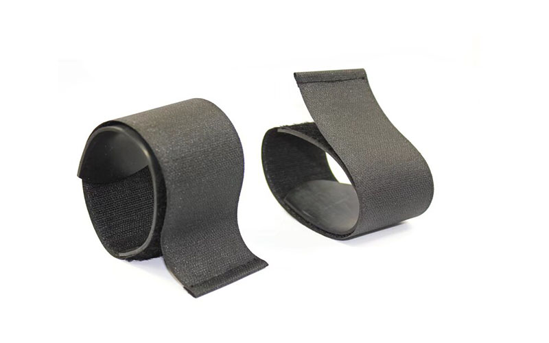 custom rubber ski straps with hook and loop