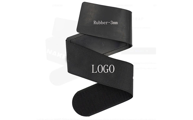 nylon and eva material rubber foaming ski strap