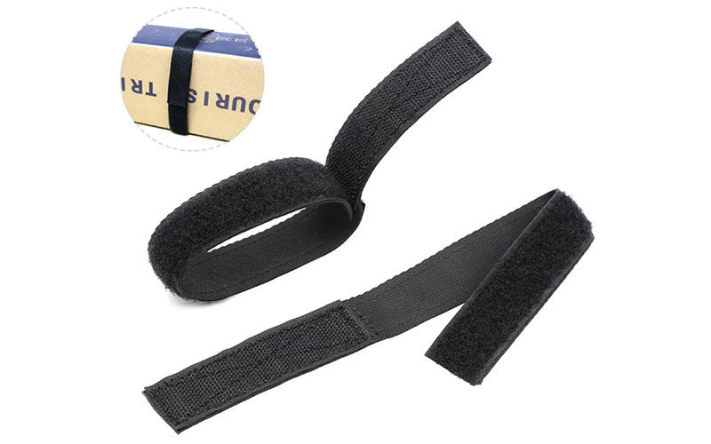 magic tape hook and loop cinch straps