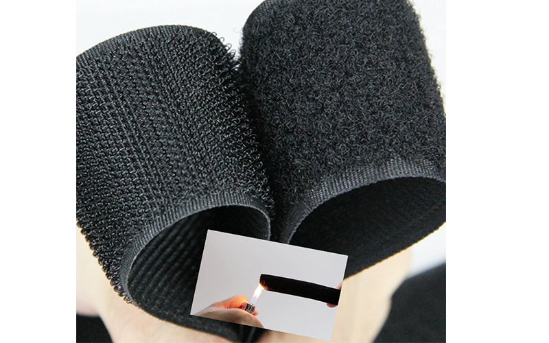 fire retardant hook and loop