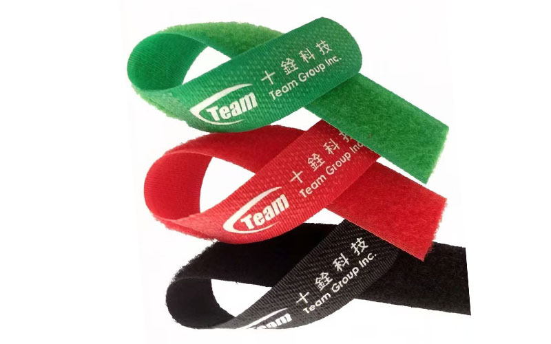 high quality colorful self locking hook and loop strap