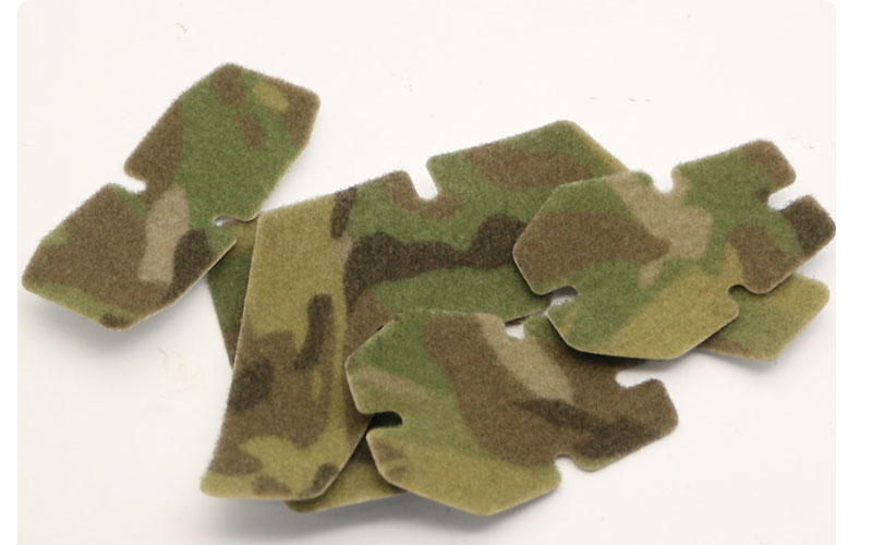 tactical helmet hook and loop fastener set