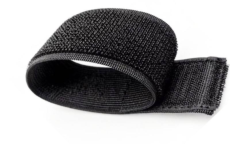 elastic nylon hook and loop velcro band with buckle