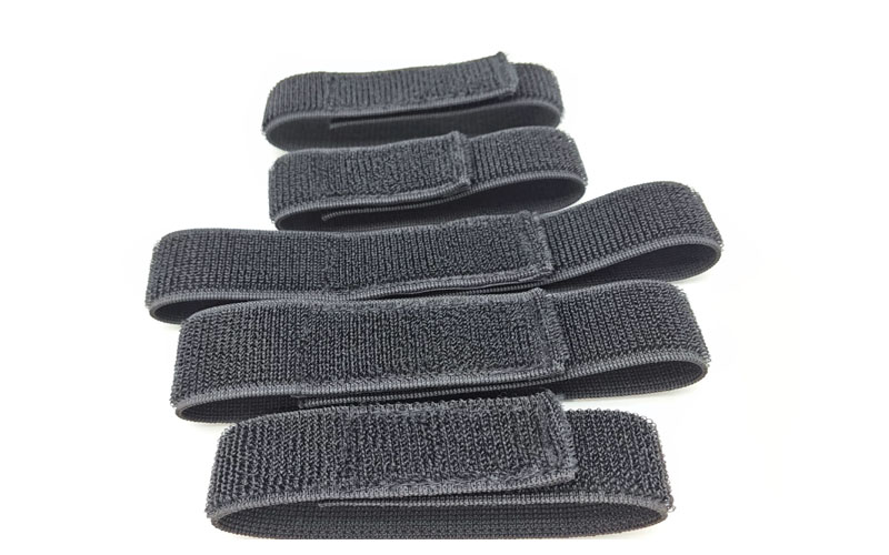 elastic nylon hook and loop velcro band with buckle