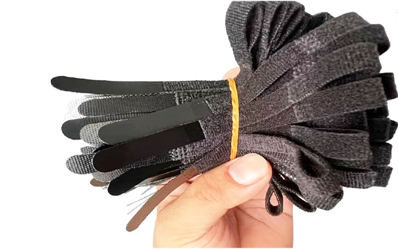 hook and loop velcro tape cable organiser for computer