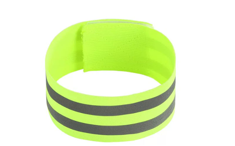 reflective armband with hook and loop velcro