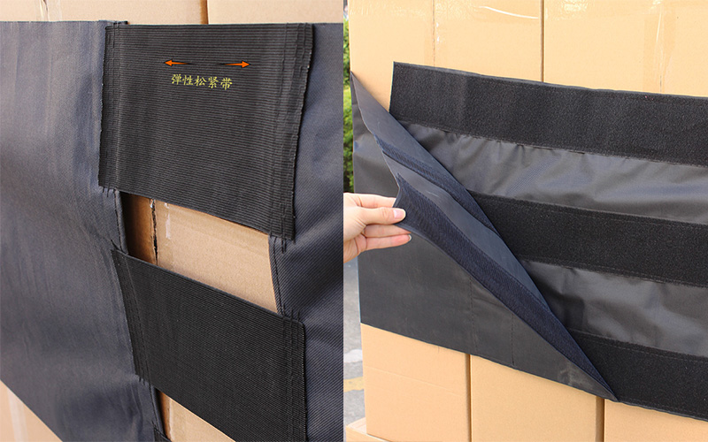 double face hook and loop strap for plastic pallets
