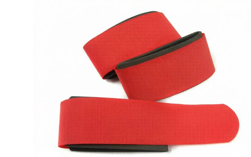custom nylon and hook loop alpine ski straps