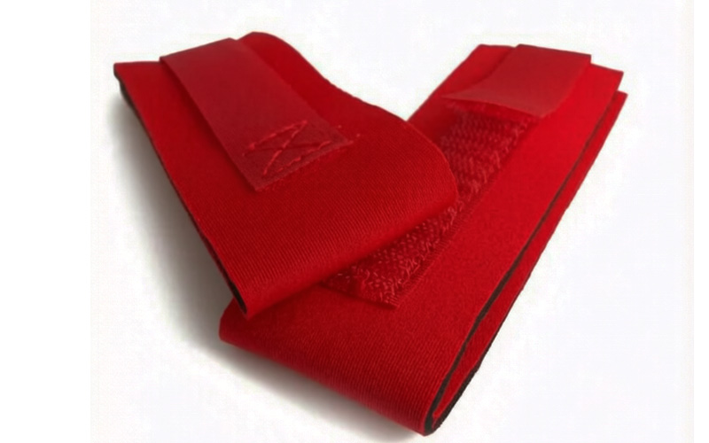 adjustable neoprene hook loop strap with custom logo