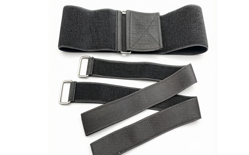 elastic hook loop velcro leg strap