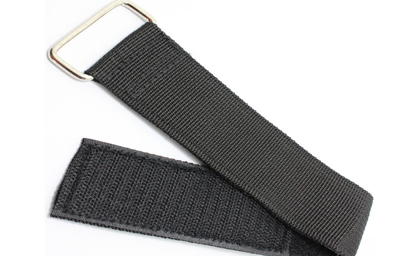 heavy duty adjustable velcro strap with metal buckle