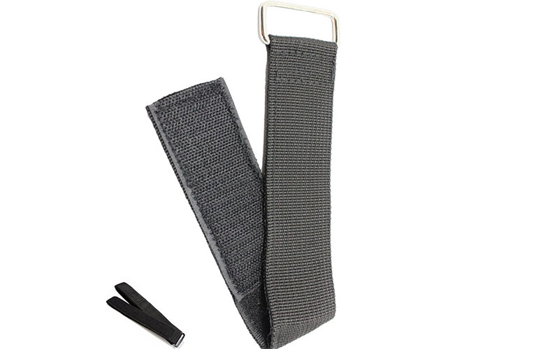 heavy duty adjustable velcro strap with metal buckle