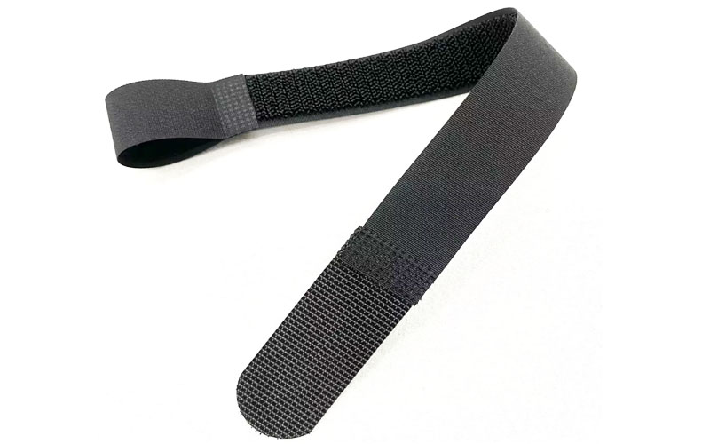 wire manager with hook and loop velcro fasteners
