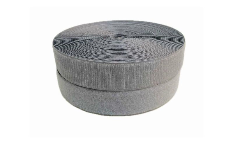 gray hook and loop velcro straps