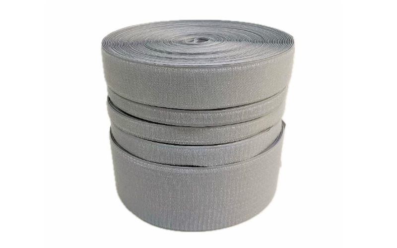 gray hook and loop velcro straps